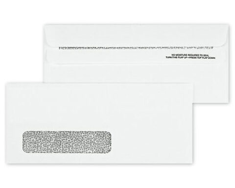 #10 Single Window Self- Sealed Security Envelope - Small Business Products